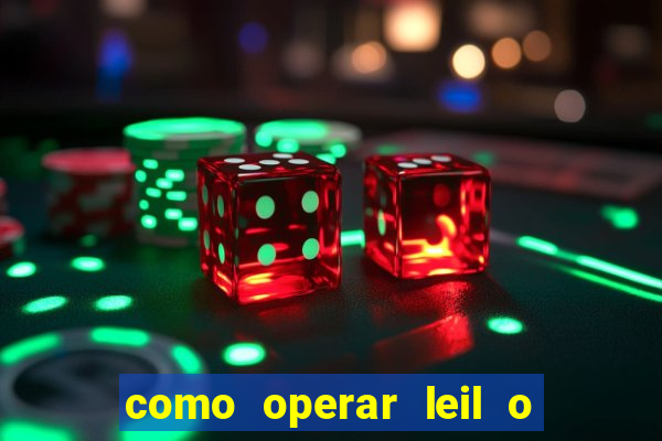 como operar leil o de abertura mini indice